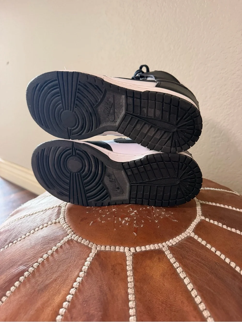 Nike Black & White High-Top Sneakers